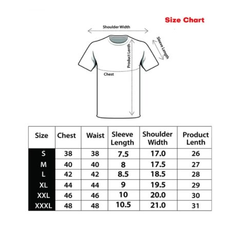 tshirt size